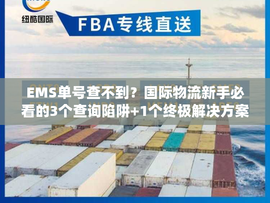 EMS单号查不到？国际物流新手必看的3个查询陷阱+1个终极解决方案