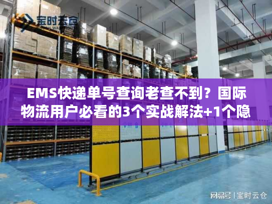 EMS快递单号查询老查不到？国际物流用户必看的3个实战解法+1个隐藏工具