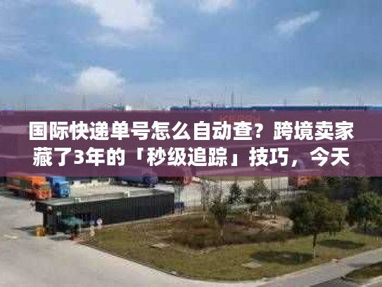 国际快递单号怎么自动查？跨境卖家藏了3年的「秒级追踪」技巧，今天说透！