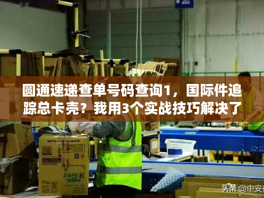 圆通速递查单号码查询1，国际件追踪总卡壳？我用3个实战技巧解决了90%的查单痛点