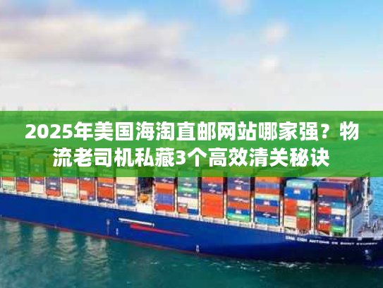 2025年美国海淘直邮网站哪家强？物流老司机私藏3个高效清关秘诀