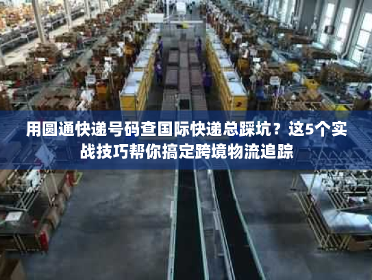 用圆通快递号码查国际快递总踩坑？这5个实战技巧帮你搞定跨境物流追踪