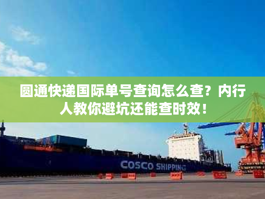 圆通快递国际单号查询怎么查?内行人教你避坑还能查时效! 圆通快递国际单号查询怎么查?内行人教你避坑还能查时效!