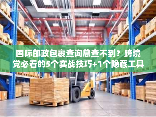 国际邮政包裹查询总查不到？跨境党必看的5个实战技巧+1个隐藏工具