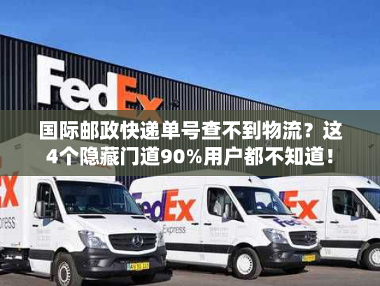 国际邮政快递单号查不到物流？这4个隐藏门道90%用户都不知道！