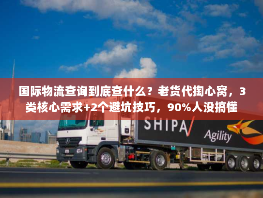国际物流查询到底查什么？老货代掏心窝，3类核心需求+2个避坑技巧，90%人没搞懂