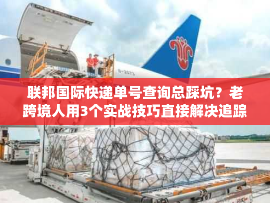 联邦国际快递单号查询总踩坑？老跨境人用3个实战技巧直接解决追踪痛点
