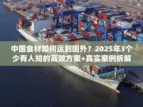 中国食材如何运到国外？2025年3个少有人知的高效方案+真实案例拆解