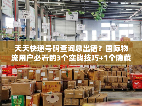 天天快递号码查询总出错？国际物流用户必看的3个实战技巧+1个隐藏工具