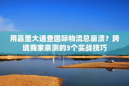 用嘉里大通查国际物流总崩溃？跨境商家亲测的3个实战技巧