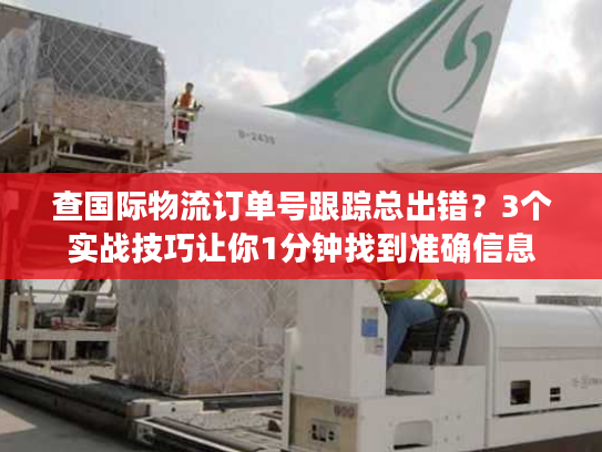 查国际物流订单号跟踪总出错？3个实战技巧让你1分钟找到准确信息