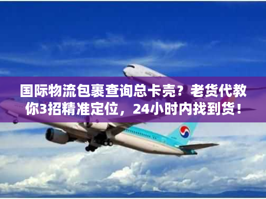 国际物流包裹查询总卡壳？老货代教你3招精准定位，24小时内找到货！