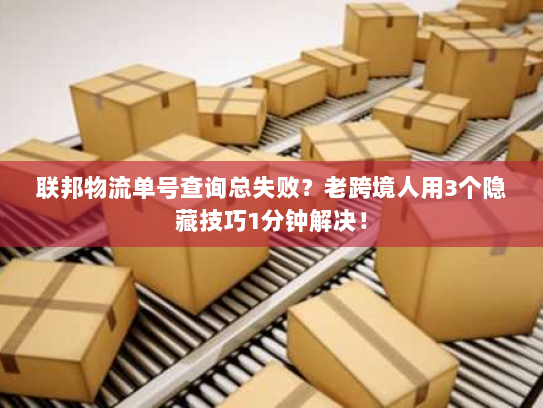 联邦物流单号查询总失败？老跨境人用3个隐藏技巧1分钟解决！