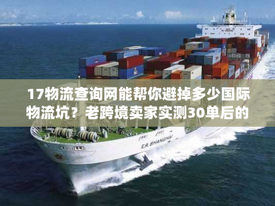 17物流查询网能帮你避掉多少国际物流坑？老跨境卖家实测30单后的真实答案