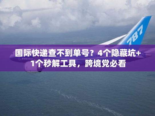 国际快递查不到单号?4个隐藏坑+1个秒解工具,跨境党必看 国际快递查不到单号?4个隐藏坑+1个秒解工具,跨境党必看