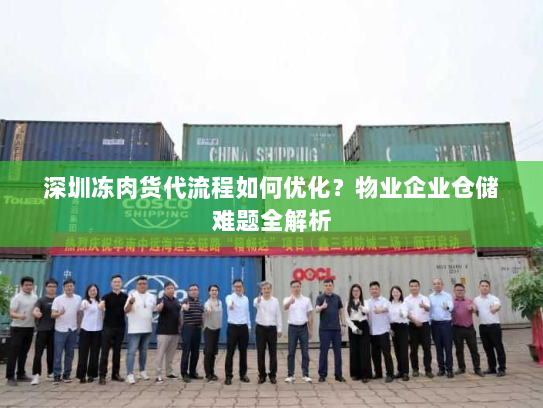 深圳冻肉货代流程如何优化？物业企业仓储难题全解析