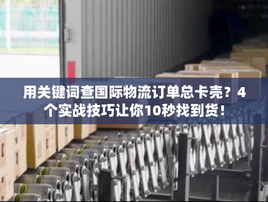 用关键词查国际物流订单总卡壳？4个实战技巧让你10秒找到货！