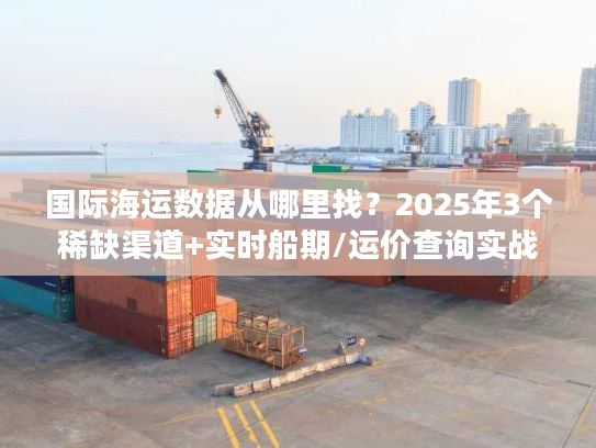 国际海运数据从哪里找？2025年3个稀缺渠道+实时船期/运价查询实战