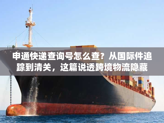 申通快递查询号怎么查?从国际件追踪到清关,这篇说透跨境物流隐藏门道 申通快递查询号怎么查?从国际件追踪到清关,这篇说透跨境物流隐藏门道