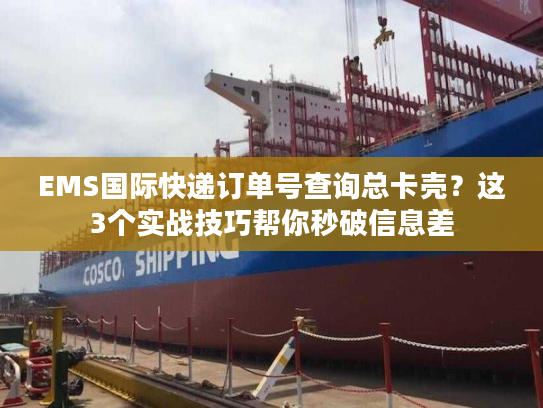 EMS国际快递订单号查询总卡壳？这3个实战技巧帮你秒破信息差