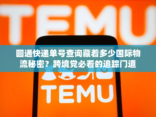 圆通快递单号查询藏着多少国际物流秘密?跨境党必看的追踪门道 圆通快递单号查询藏着多少国际物流秘密?跨境党必看的追踪门道