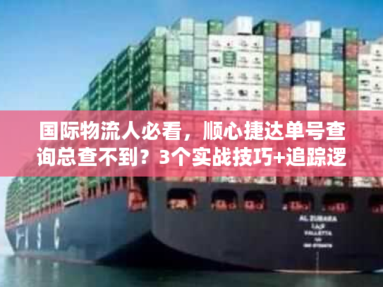 国际物流人必看，顺心捷达单号查询总查不到？3个实战技巧+追踪逻辑拆解
