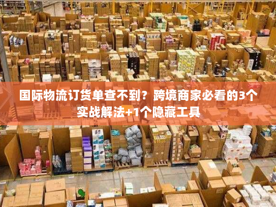 国际物流订货单查不到？跨境商家必看的3个实战解法+1个隐藏工具