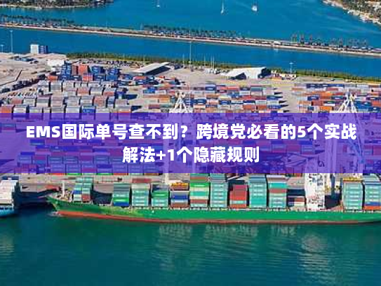 EMS国际单号查不到？跨境党必看的5个实战解法+1个隐藏规则