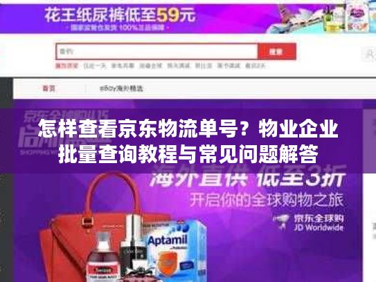怎样查看京东物流单号？物业企业批量查询教程与常见问题解答