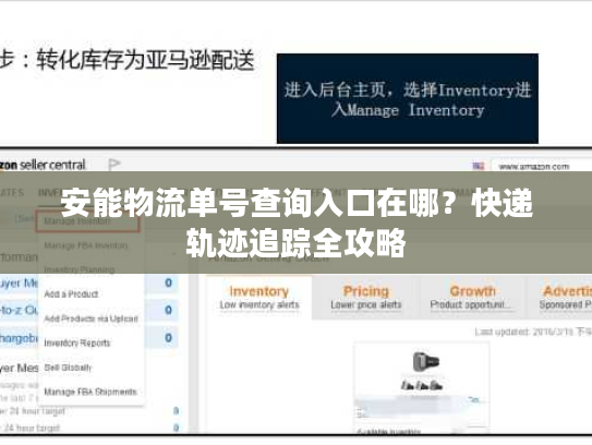 安能物流单号查询入口在哪？快递轨迹追踪全攻略