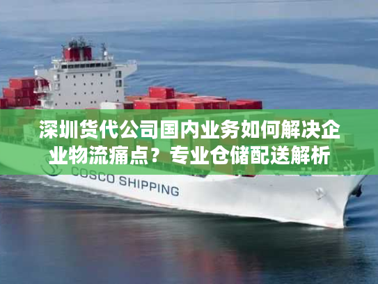 深圳货代公司国内业务如何解决企业物流痛点?专业仓储配送解析 深圳货代公司国内业务如何解决企业物流痛点?专业仓储配送解析