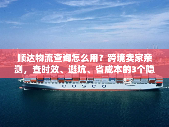 顺达物流查询怎么用？跨境卖家亲测，查时效、避坑、省成本的3个隐藏技巧