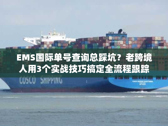 EMS国际单号查询总踩坑？老跨境人用3个实战技巧搞定全流程跟踪