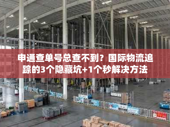 申通查单号总查不到？国际物流追踪的3个隐藏坑+1个秒解决方法