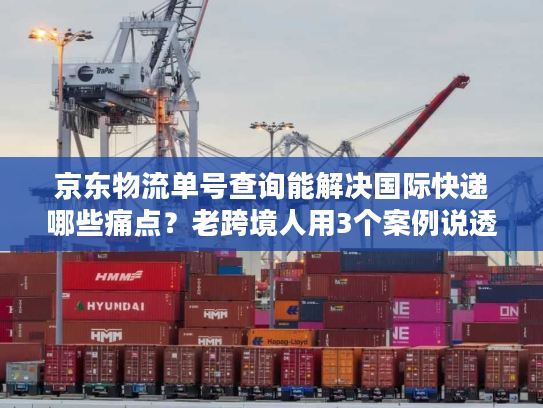 京东物流单号查询能解决国际快递哪些痛点？老跨境人用3个案例说透