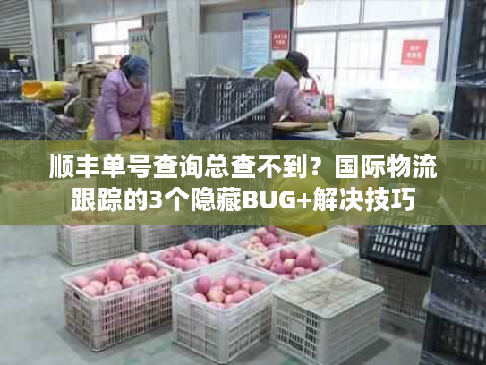 顺丰单号查询总查不到？国际物流跟踪的3个隐藏BUG+解决技巧