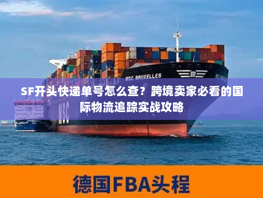 SF开头快递单号怎么查？跨境卖家必看的国际物流追踪实战攻略