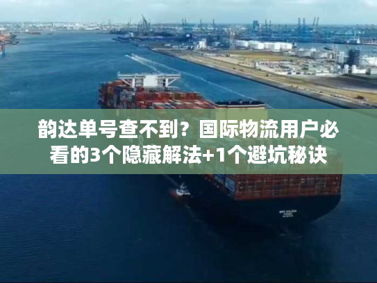 韵达单号查不到？国际物流用户必看的3个隐藏解法+1个避坑秘诀
