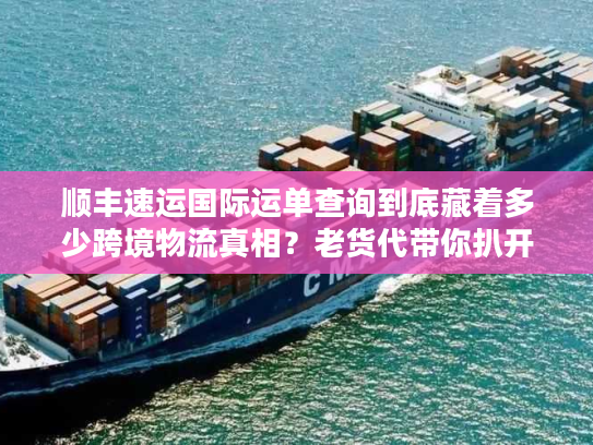 顺丰速运国际运单查询到底藏着多少跨境物流真相？老货代带你扒开底层逻辑