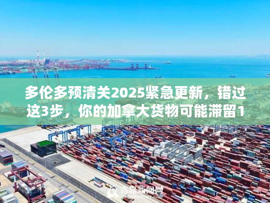 多伦多预清关2025紧急更新，错过这3步，你的加拿大货物可能滞留10天！