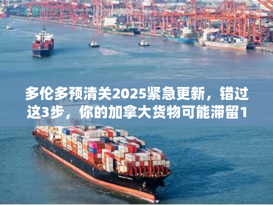 多伦多预清关2025紧急更新，错过这3步，你的加拿大货物可能滞留10天！