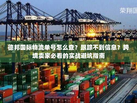 德邦国际物流单号怎么查？跟踪不到信息？跨境卖家必看的实战避坑指南