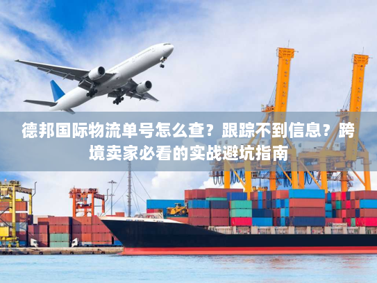 德邦国际物流单号怎么查？跟踪不到信息？跨境卖家必看的实战避坑指南