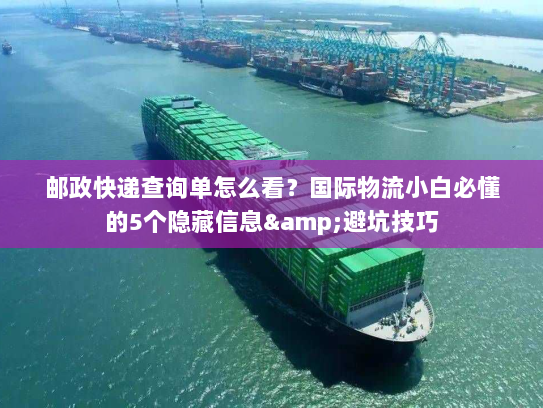 邮政快递查询单怎么看？国际物流小白必懂的5个隐藏信息&避坑技巧