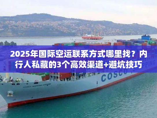 2025年国际空运联系方式哪里找？内行人私藏的3个高效渠道+避坑技巧
