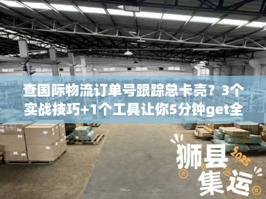 查国际物流订单号跟踪总卡壳？3个实战技巧+1个工具让你5分钟get全貌