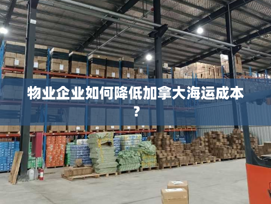 物业企业如何降低加拿大海运成本？