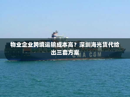 物业企业跨境运输成本高？深圳海光货代给出三套方案