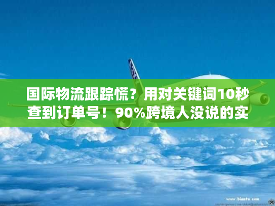 国际物流跟踪慌？用对关键词10秒查到订单号！90%跨境人没说的实战技巧