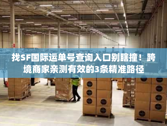 找SF国际运单号查询入口别瞎撞！跨境商家亲测有效的3条精准路径
